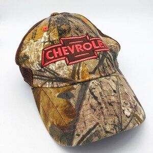 Infinity Mens Chevrolet Camouflage Mesh Back Adjustable Hat